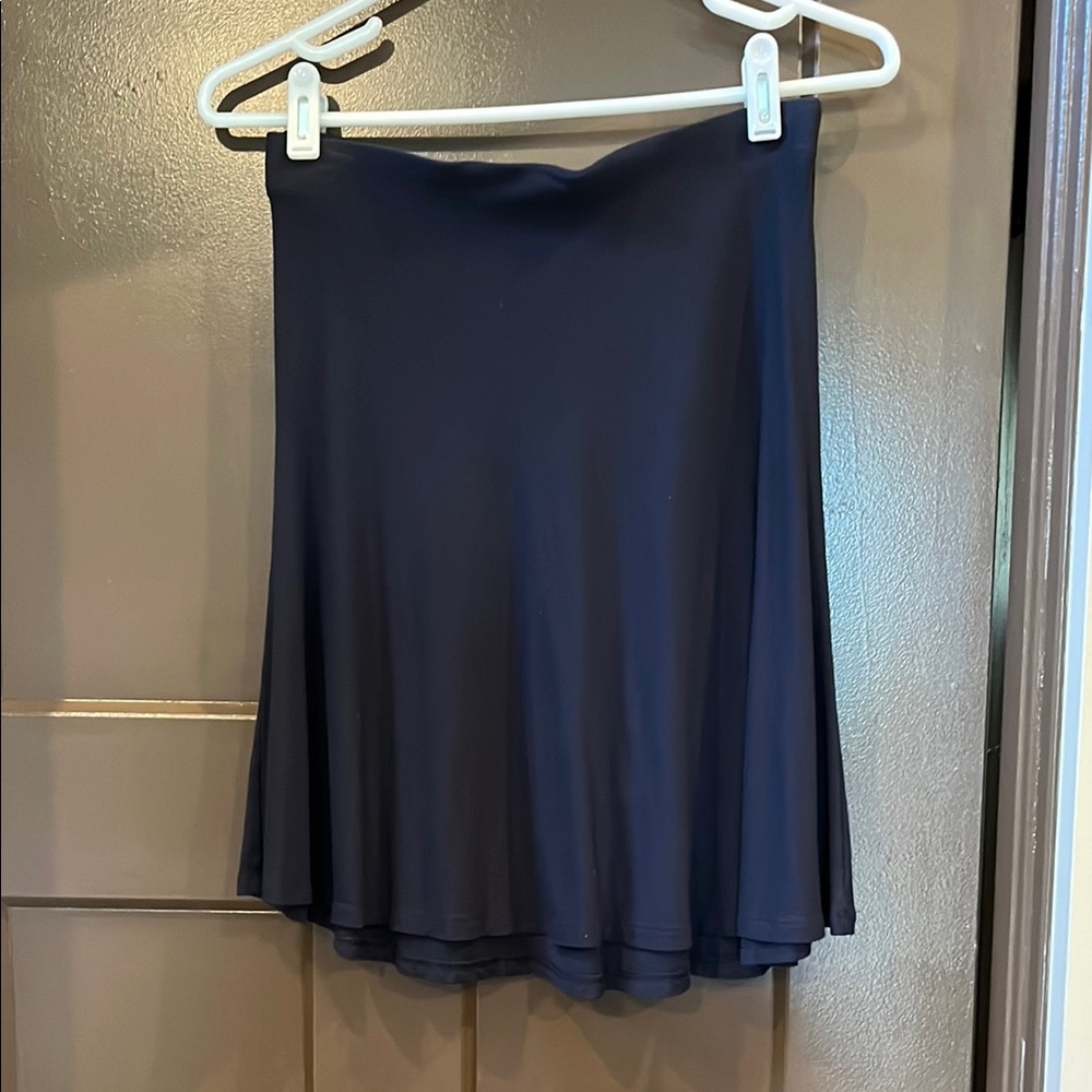 Ann Taylor Blue A-Line Mini Skirt Casual